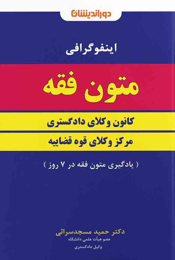 کتاب اینفوگرافی متون فقه , حمید مسجدسرائی , دوراندیشان 