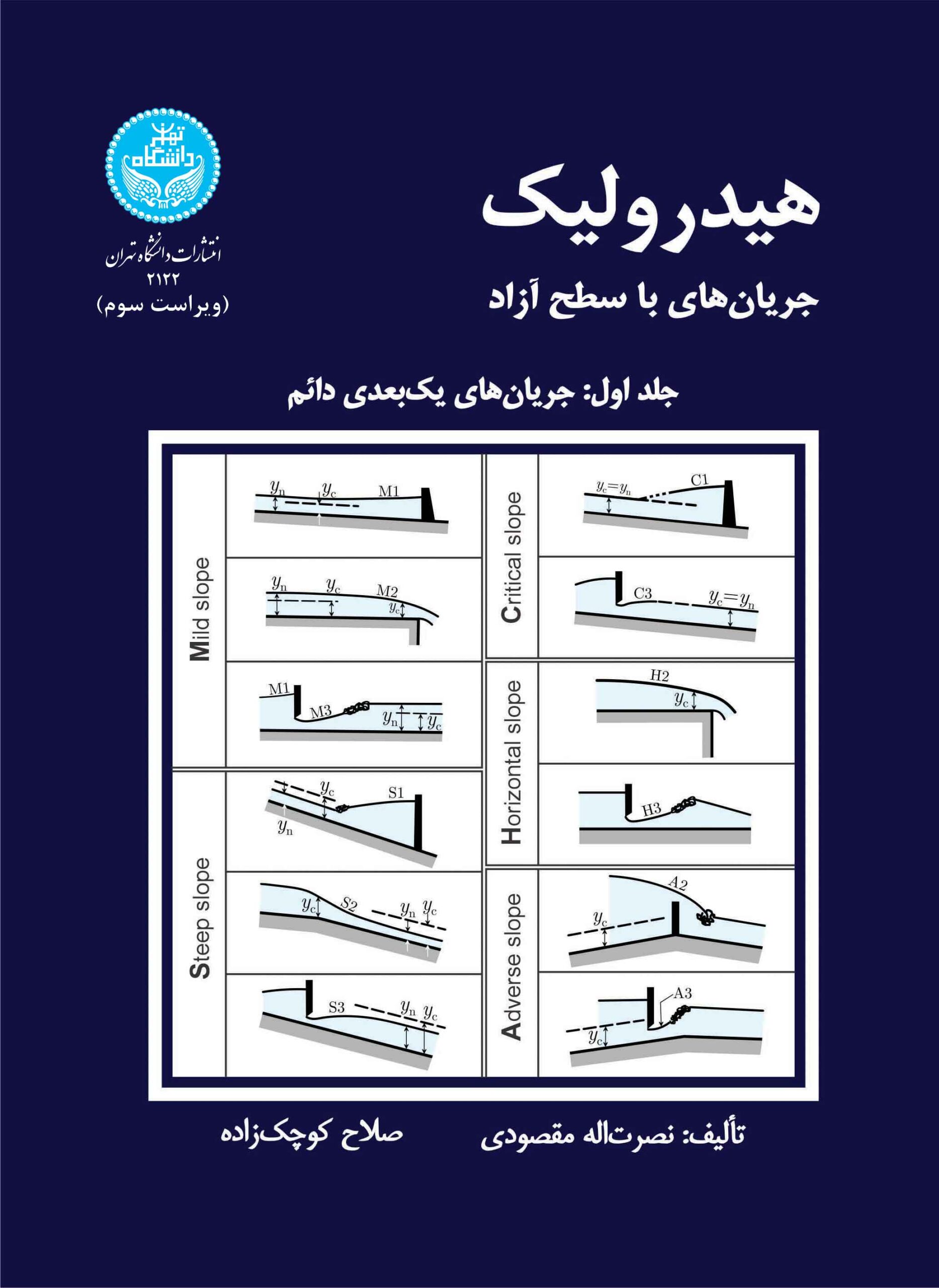 کتاب هیدرولیک جریان‌های با سطح آزاد جلد اول , نصرت‌ الله مقصودی