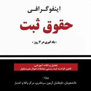 کتاب اینفوگرافی حقوق ثبت , امیر مرادی , دوراندیشان